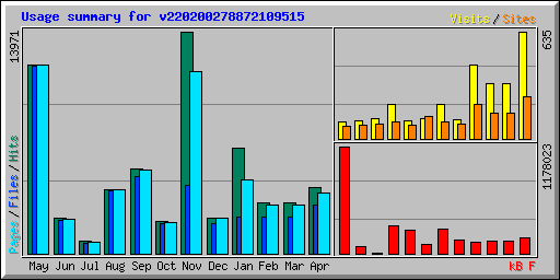 Usage summary for v220200278872109515